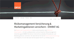 Desktop Screenshot of emirat.de